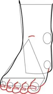 Como desenhar pés Como desenhar pés