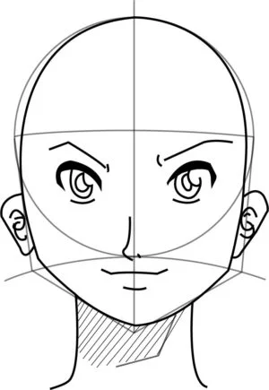 Como desenhar rosto estilo anime basico dicas de desenho #dicasdedesen