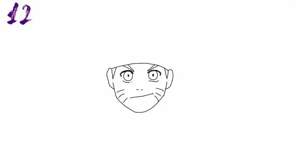 COMO DESENHAR O ROSTO DO NARUTO FÁCIL /// HOW TO DRAW NARUTO FACE