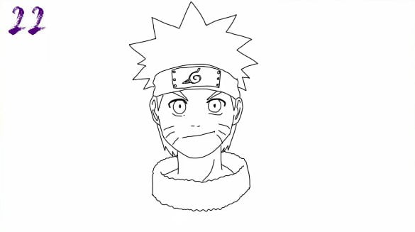 Como desenhar o NARUTO  Nível iniciante passo a passo 