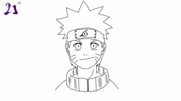 Como Desenhar Naruto Uzumaki PASSO a PASSO 