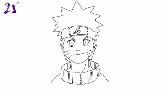 Como Desenhar o NARUTO, NARUTO UZUMAKI